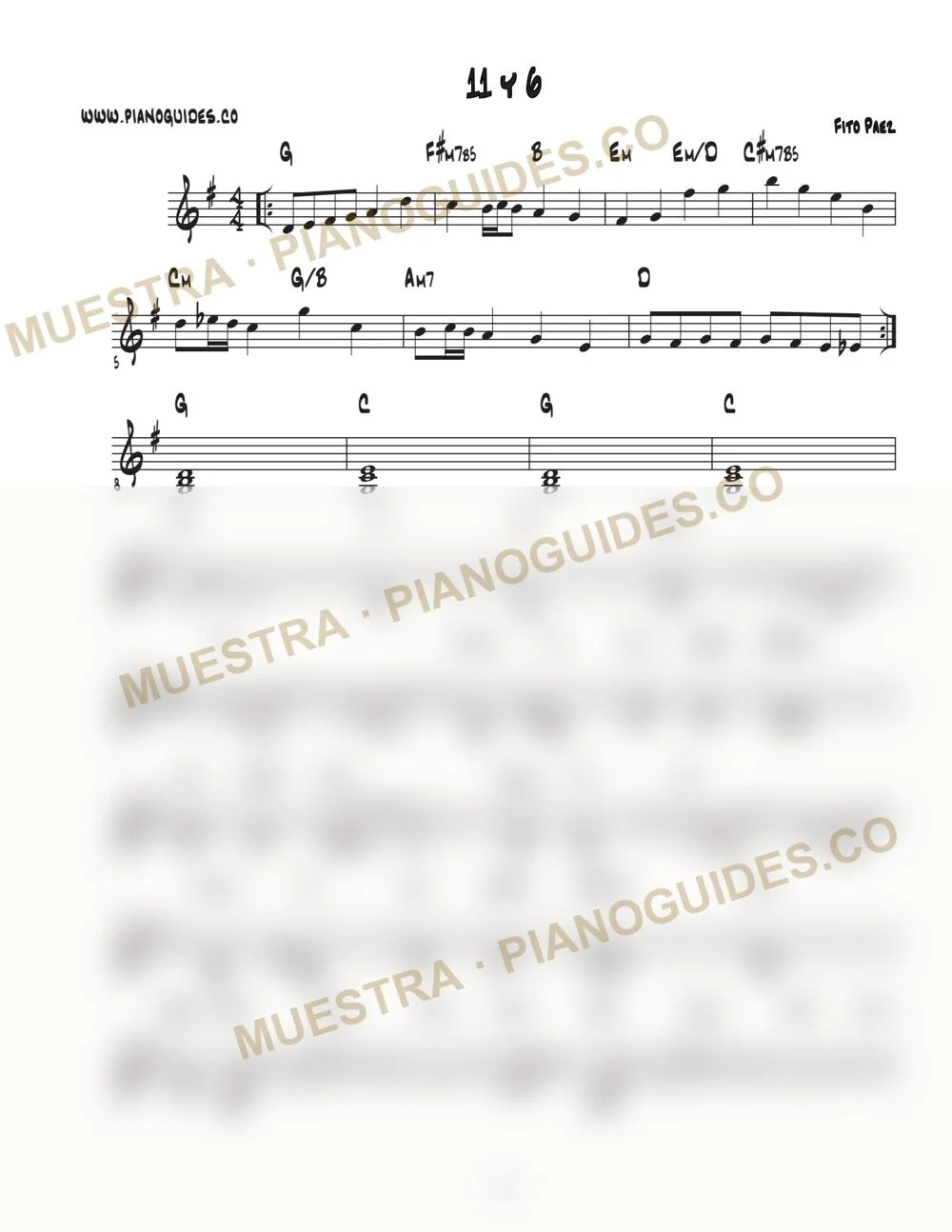 Primera página de la guía 11 Y 6