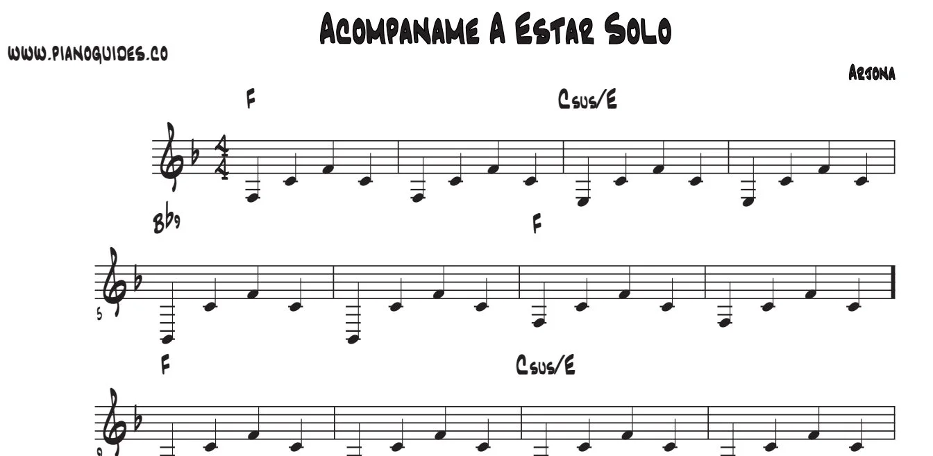 Título y primeras líneas de la guía de Acompáñame A Estar Solo