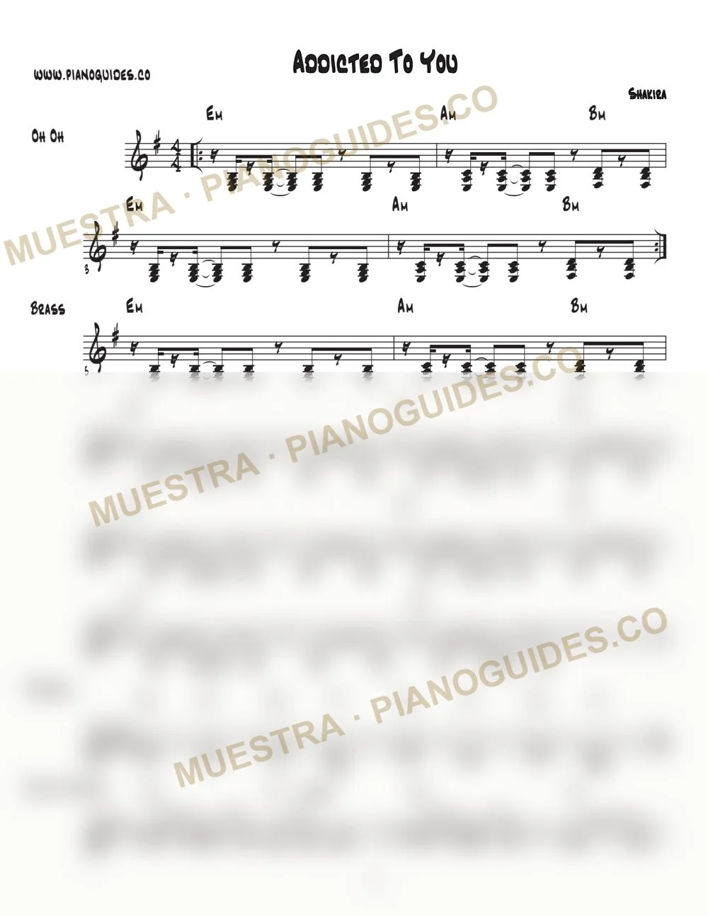 Primera página de la guía Addicted To You