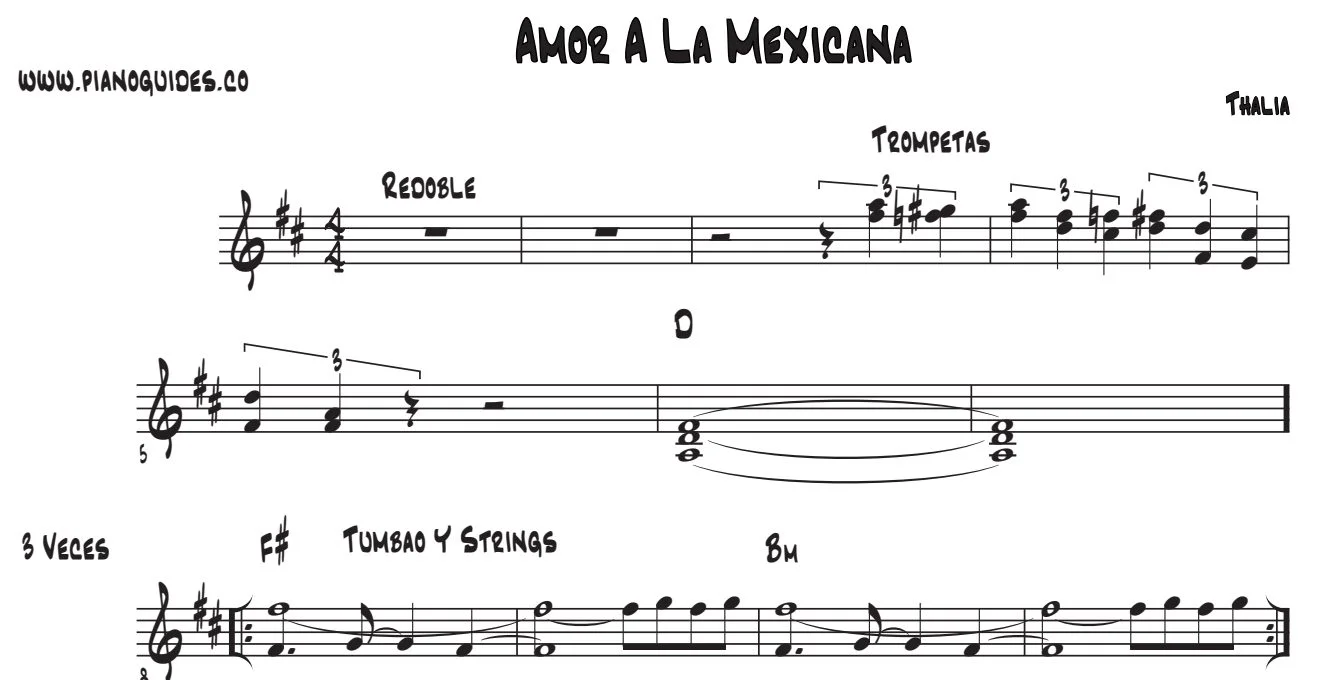 Título y primeras líneas de la guía de Amor A La Mexicana