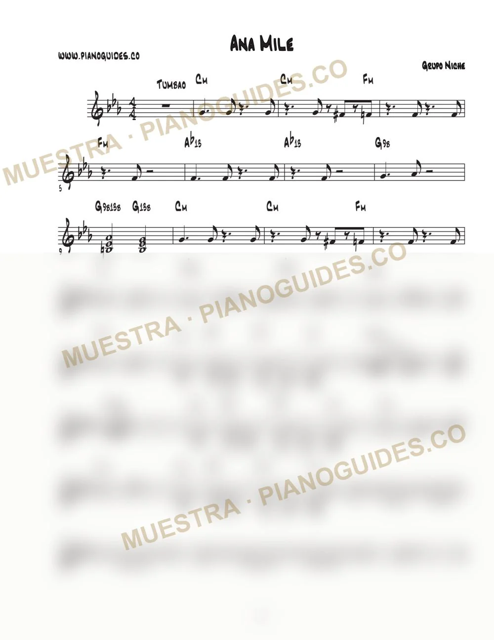 Primera página de la guía Ana Mile