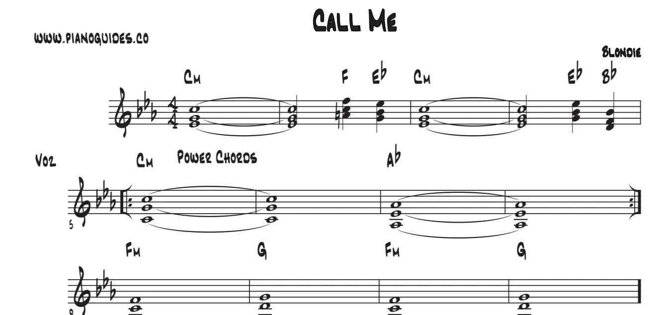 Título y primeras líneas de la guía de Call Me