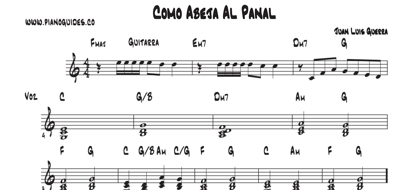 Título y primeras líneas de la guía de Como Abeja Al Panal