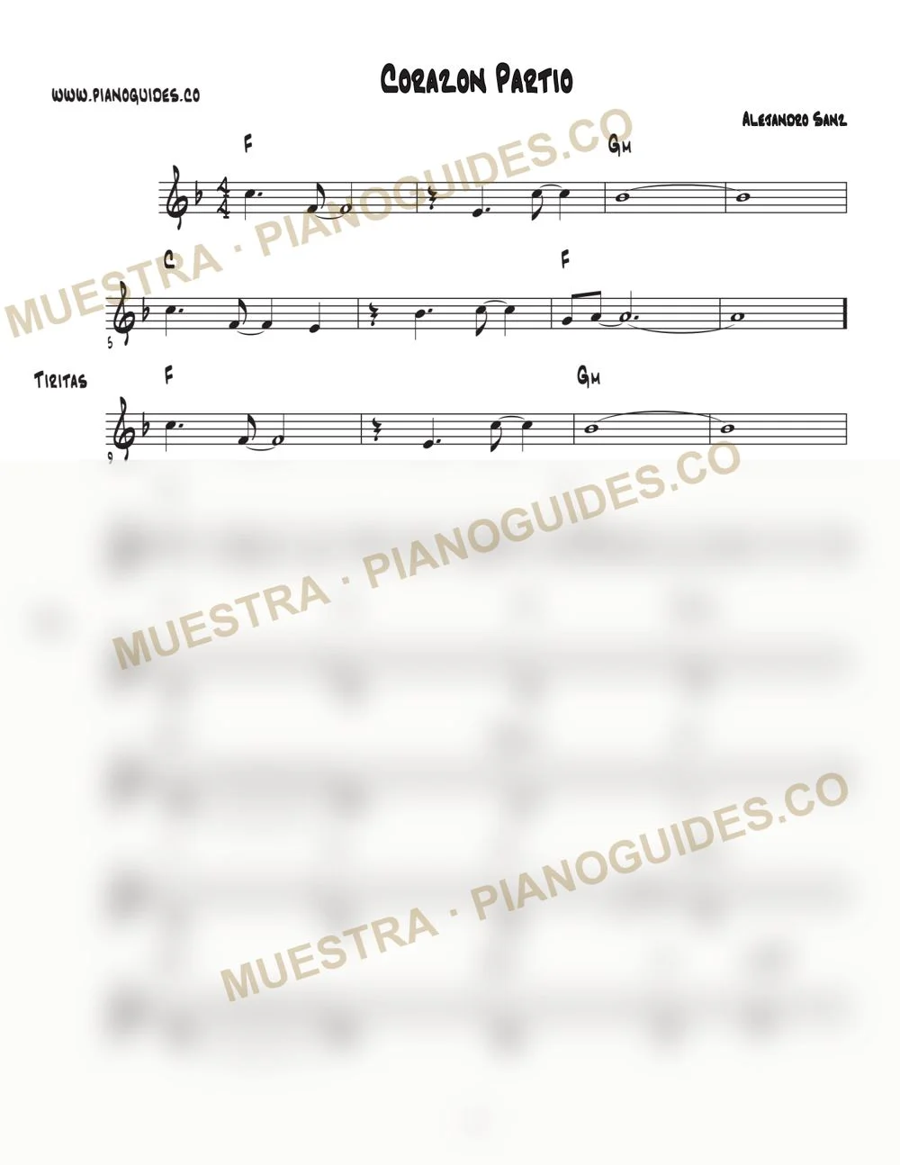 Primera página de la guía Corazón Partío
