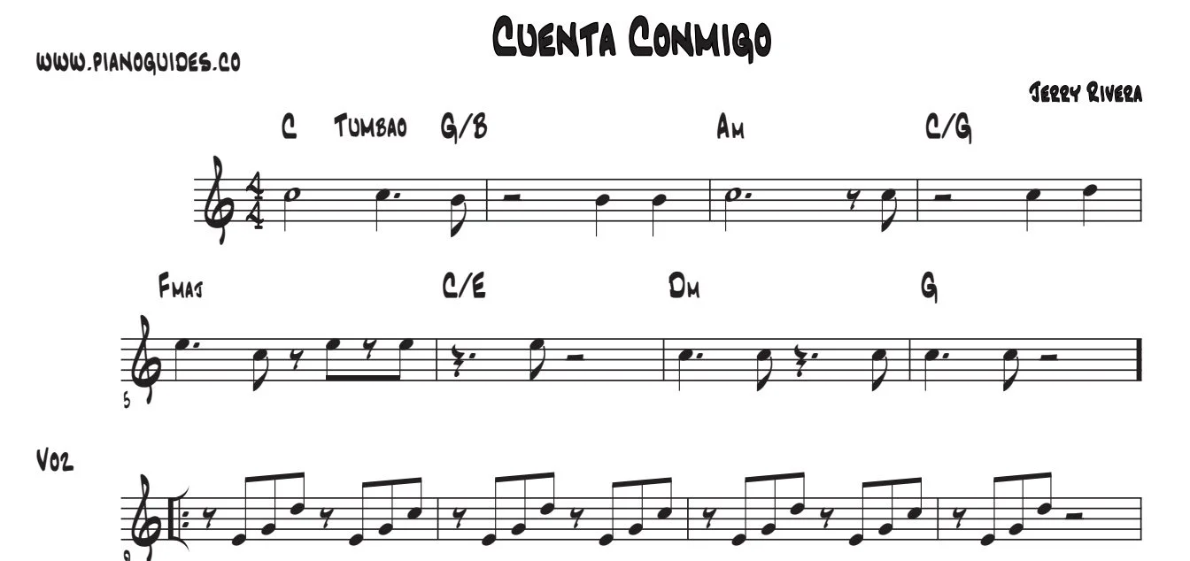 Título y primeras líneas de la guía de Cuenta Conmigo