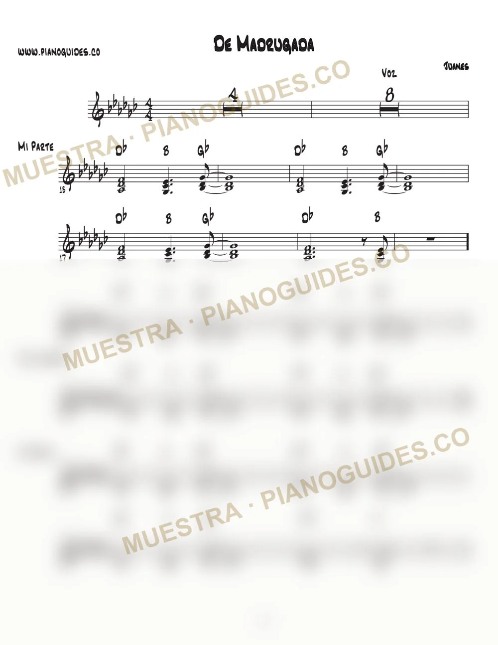 Primera página de la guía De Madrugada