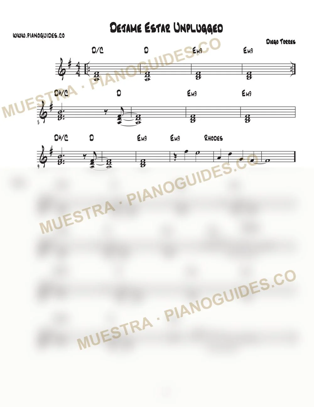 Primera página de la guía Déjame Estar