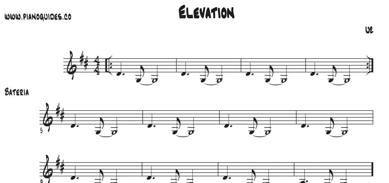 Título y primeras líneas de la guía de Elevation