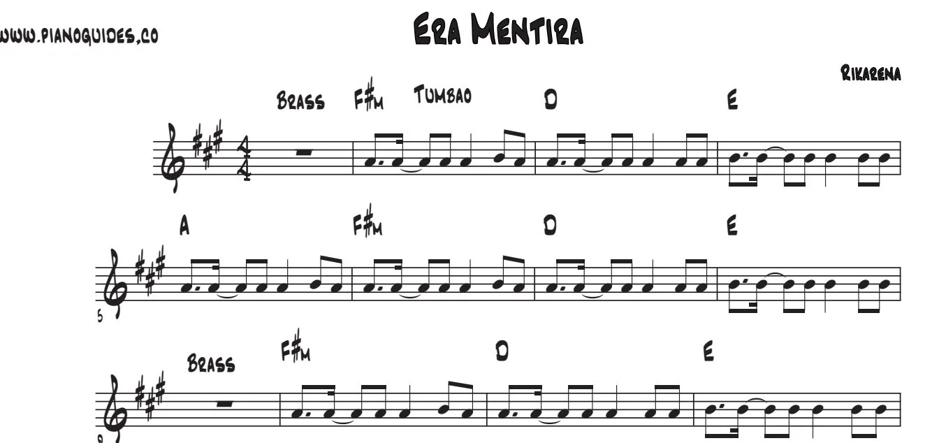 Título y primeras líneas de la guía de Era Mentira