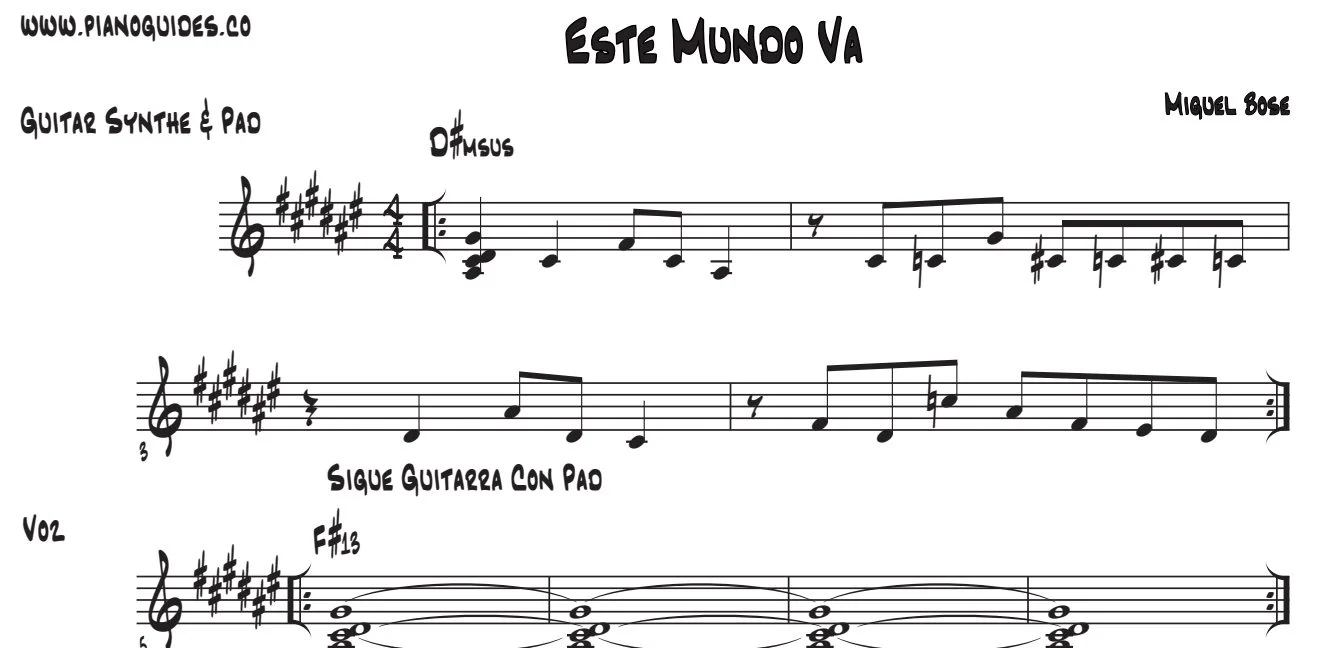 Título y primeras líneas de la guía de Este Mundo Va