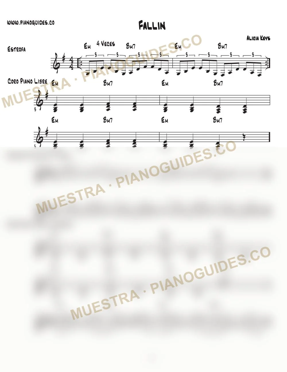 Primera página de la guía Fallin'
