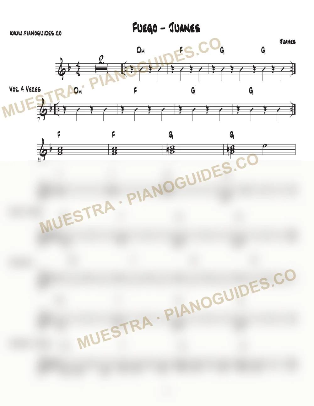 Primera página de la guía Fuego