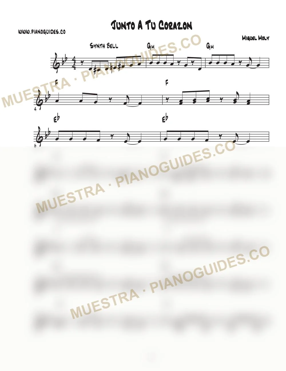 Primera página de la guía Junto A Tu Corazón