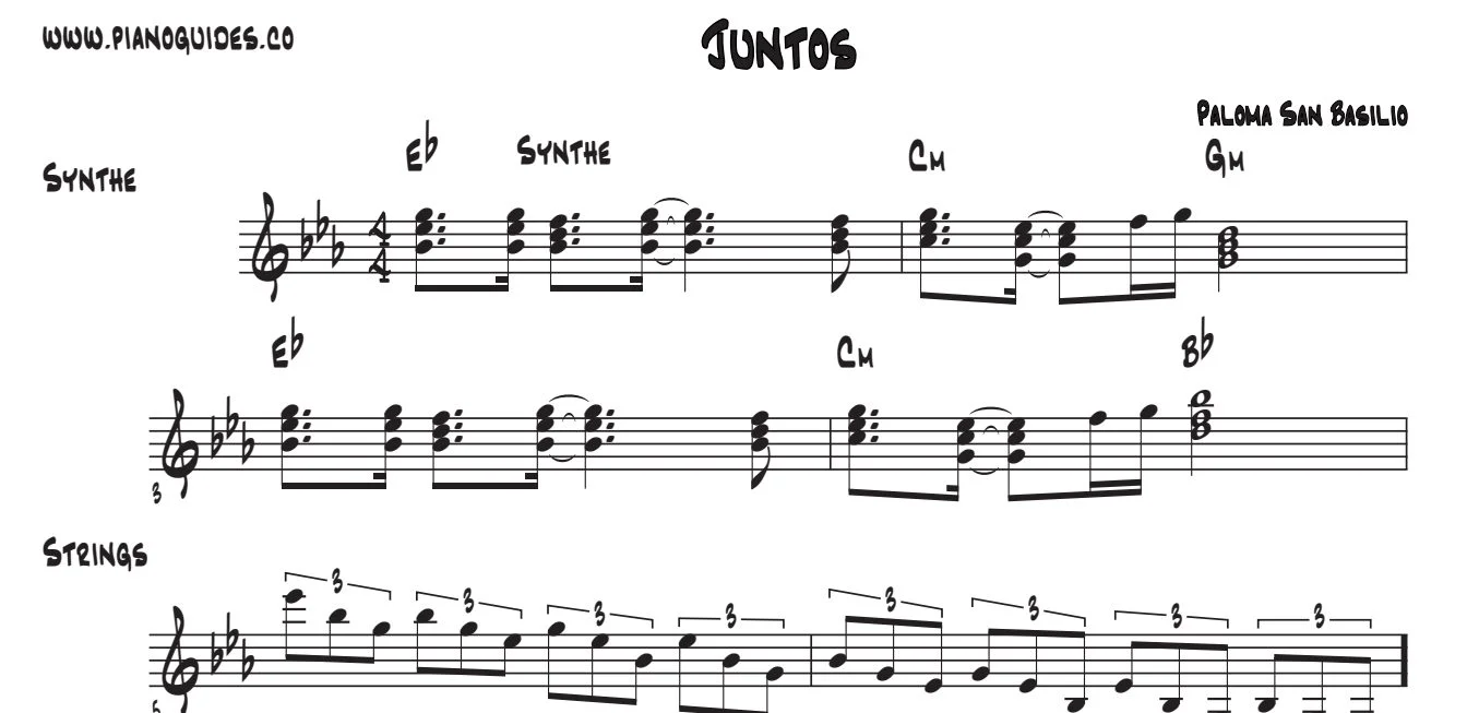 Título y primeras líneas de la guía de Juntos