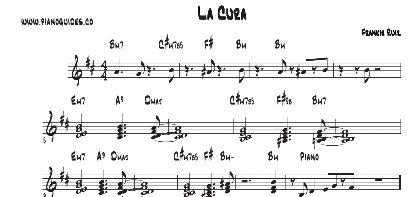 Título y primeras líneas de la guía de La Cura