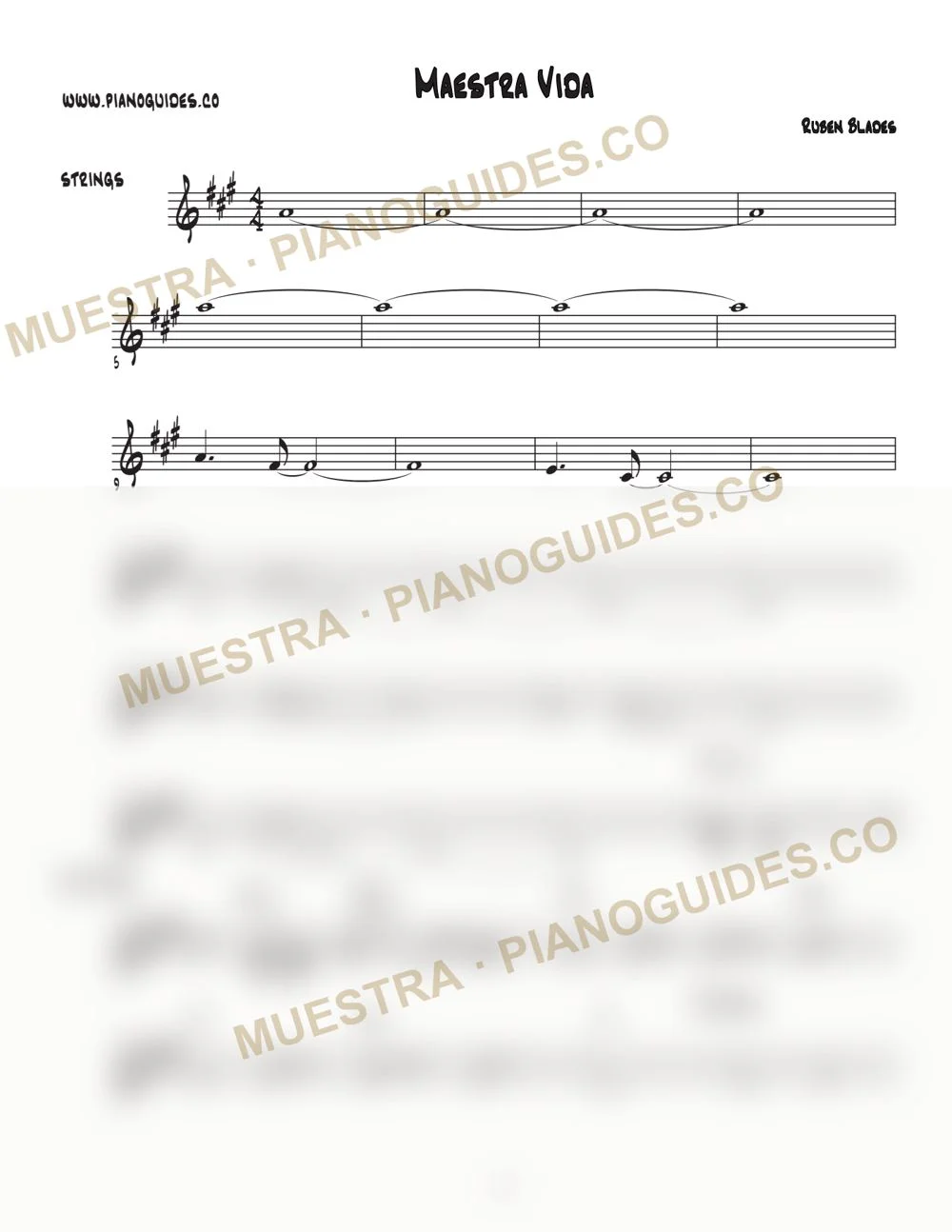 Primera página de la guía Maestra Vida