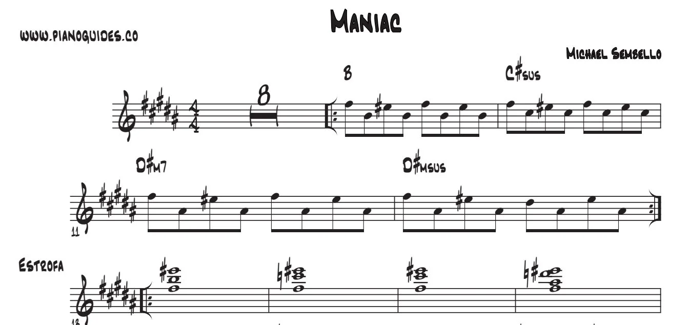 Título y primeras líneas de la guía de Maniac