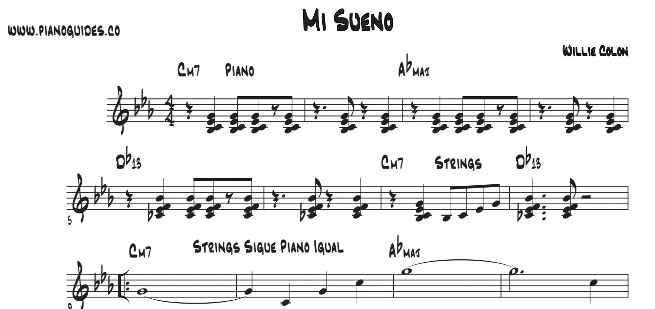 Título y primeras líneas de la guía de Mi Sueño