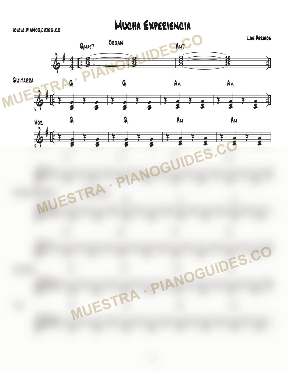 Primera página de la guía Mucha Experiencia