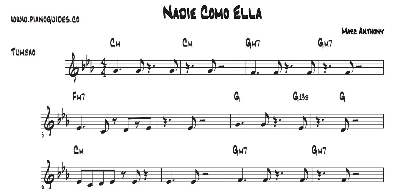 Título y primeras líneas de la guía de Nadie Como Ella