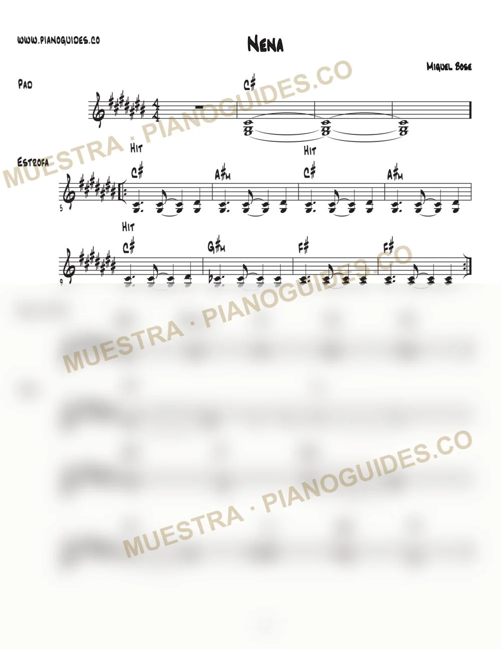 Primera página de la guía Nena