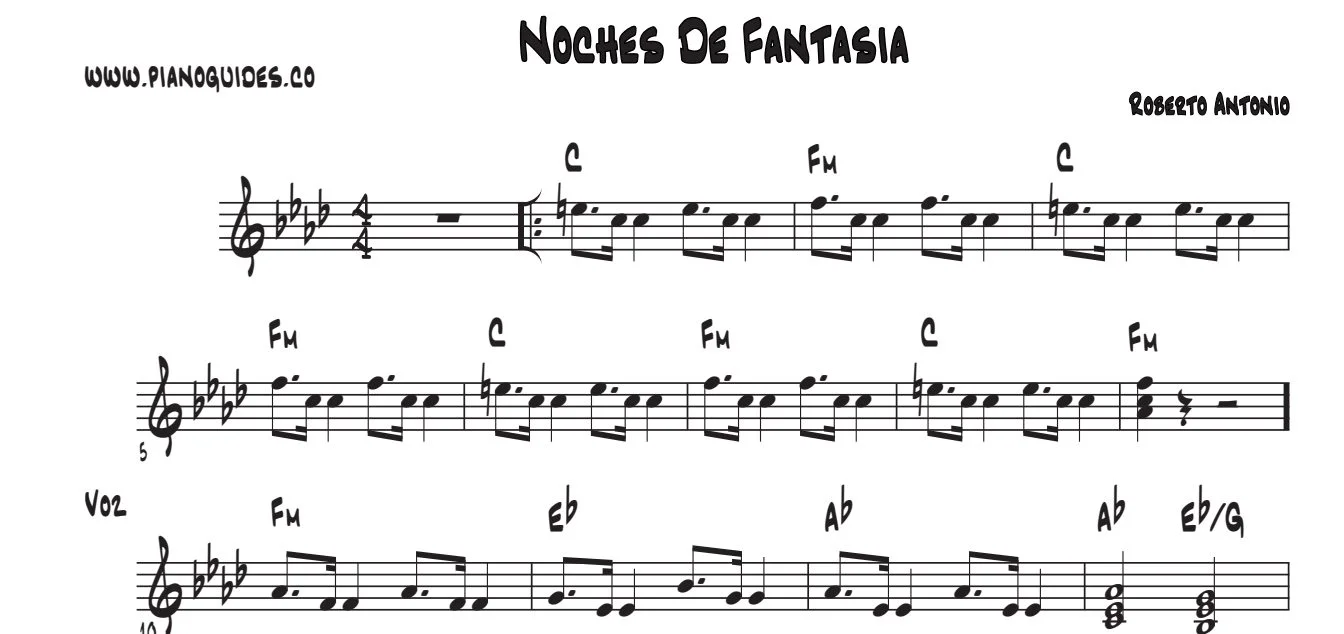 Título y primeras líneas de la guía de Noches De Fantasía