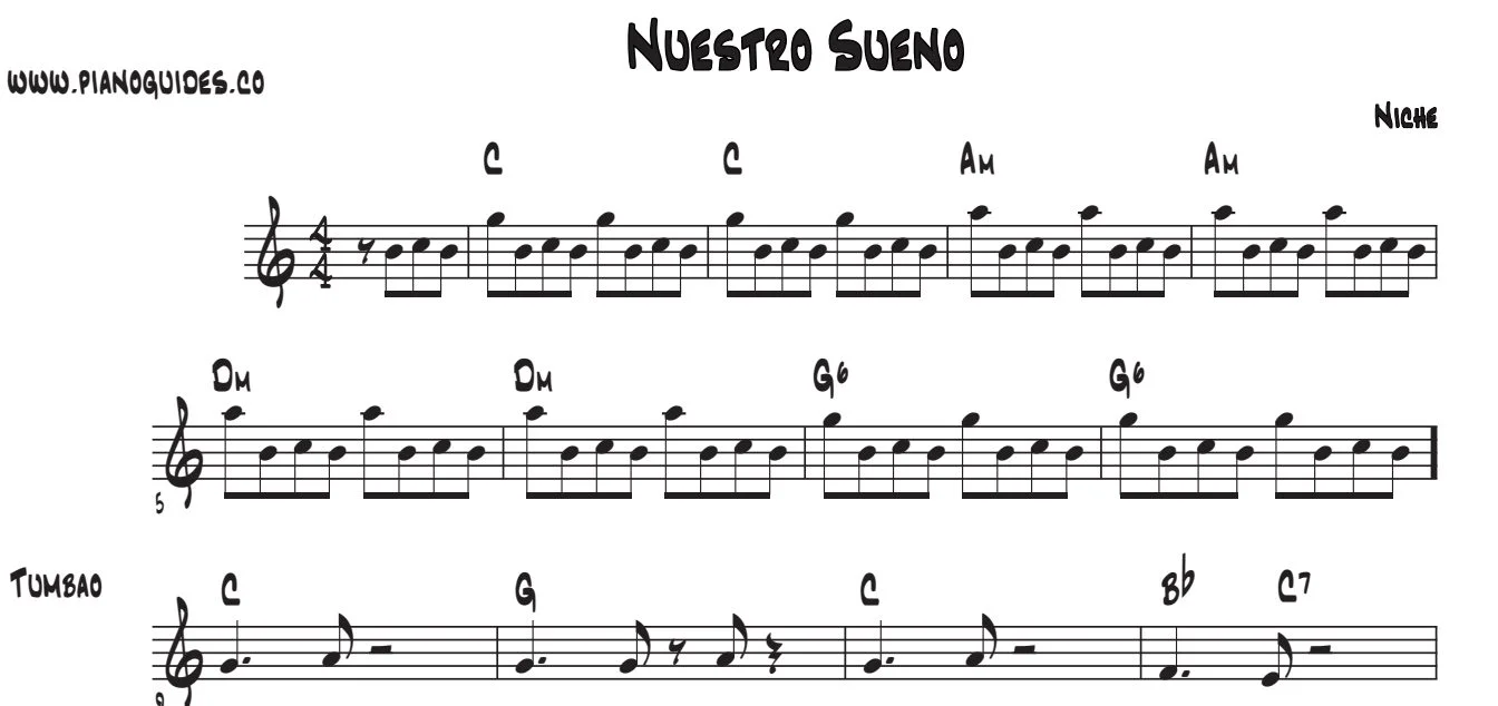 Título y primeras líneas de la guía de Nuestro Sueño