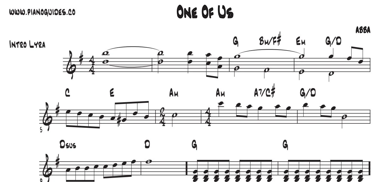 Título y primeras líneas de la guía de One Of Us