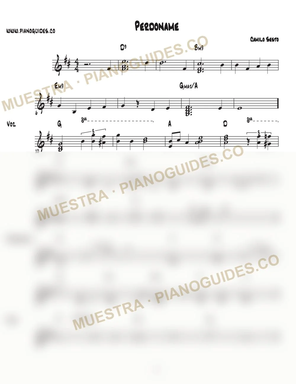 Primera página de la guía Perdóname