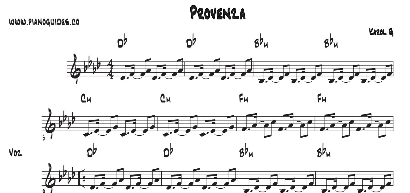 Título y primeras líneas de la guía de Provenza