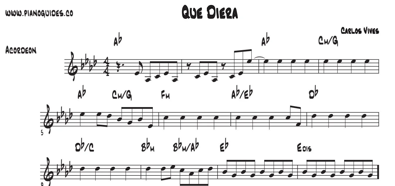 Título y primeras líneas de la guía de Qué Diera