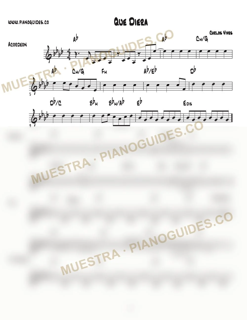 Primera página de la guía Qué Diera
