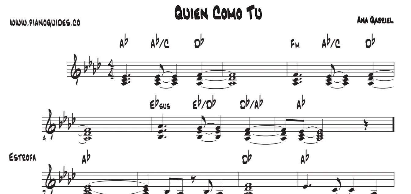 Título y primeras líneas de la guía de Quién Como Tú