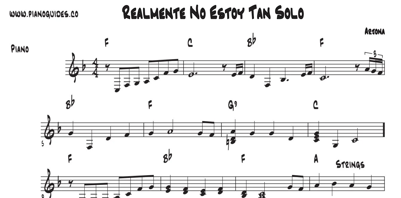 Título y primeras líneas de la guía de Realmente No Estoy Tan Solo