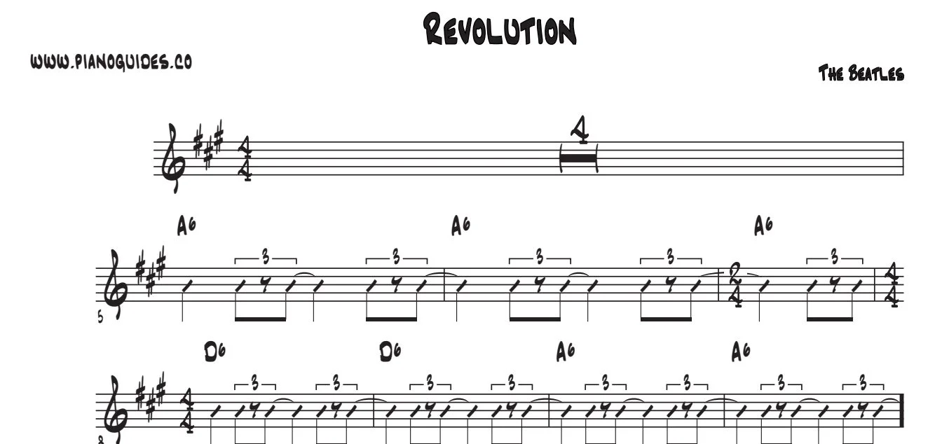 Título y primeras líneas de la guía de Revolution