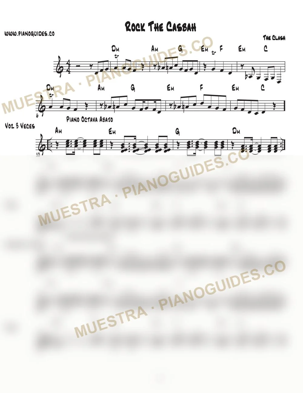 Primera página de la guía Rock The Casbah