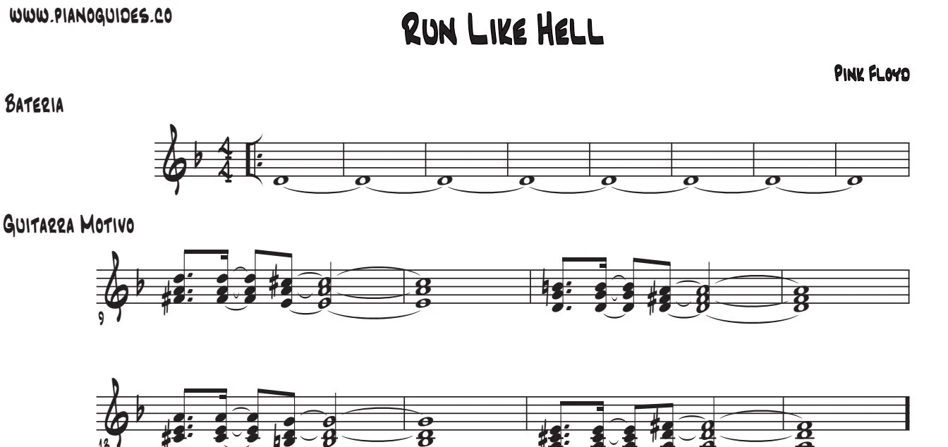 Título y primeras líneas de la guía de Run Like Hell