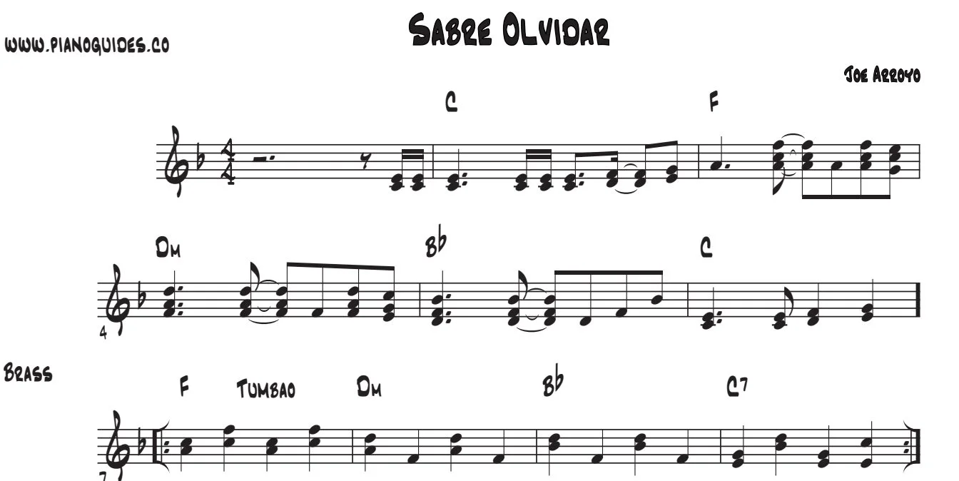 Título y primeras líneas de la guía de Sabré Olvidar