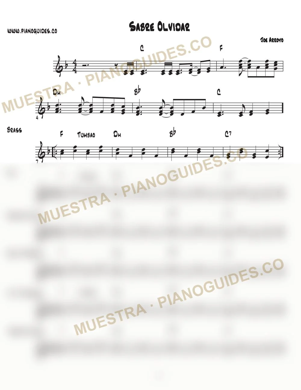 Primera página de la guía Sabré Olvidar
