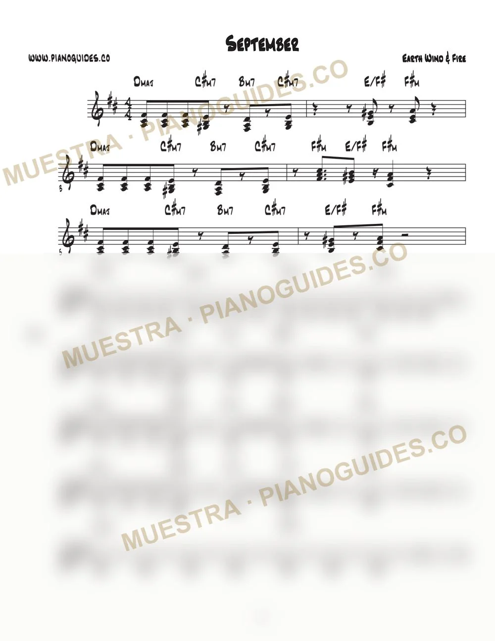 Primera página de la guía September