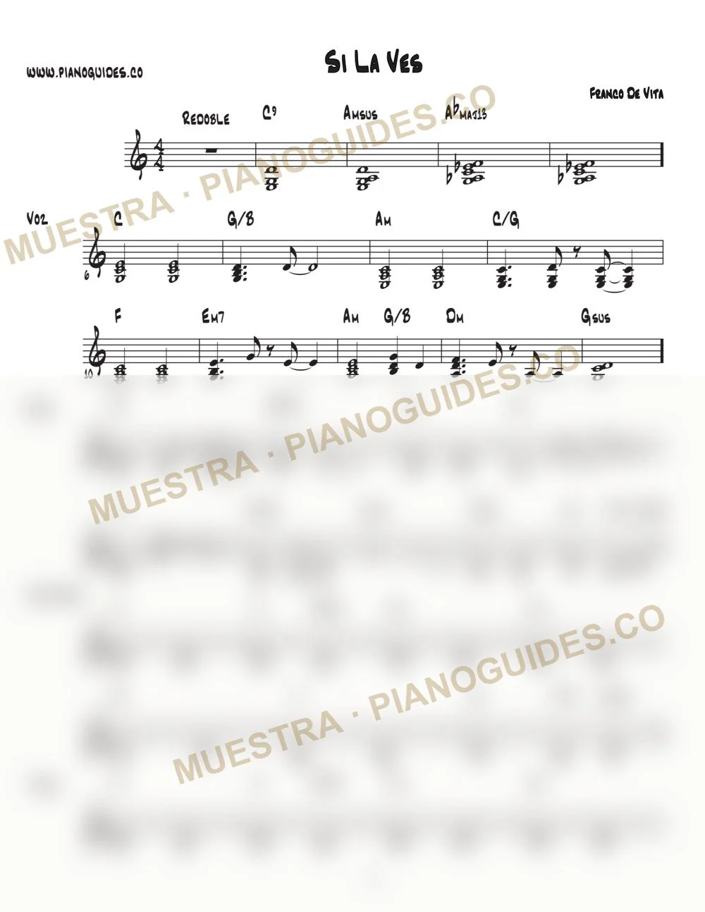 Primera página de la guía Si La Ves
