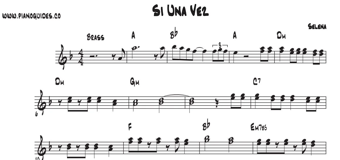 Título y primeras líneas de la guía de Si Una Vez (Vientos)
