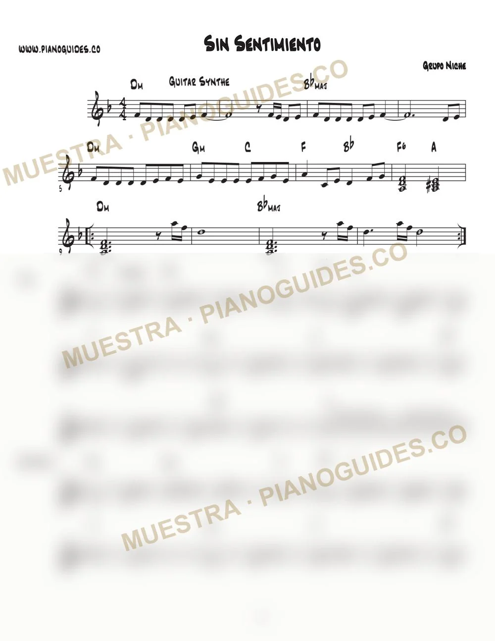 Primera página de la guía Sin Sentimiento