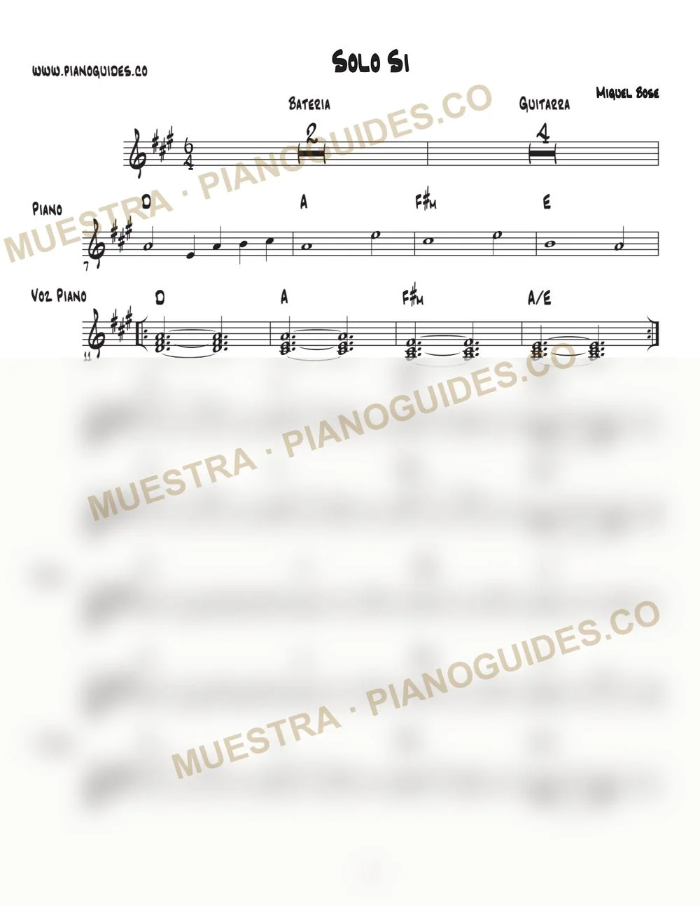 Primera página de la guía Solo Sí