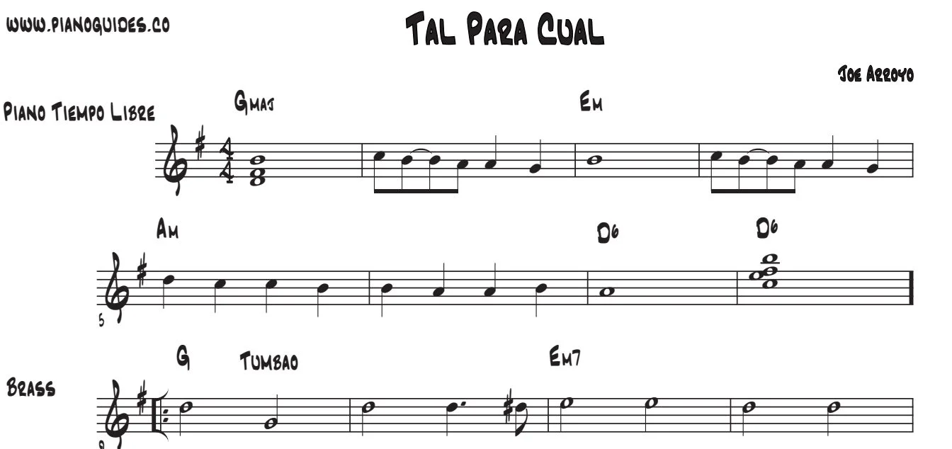 Título y primeras líneas de la guía de Tal Para Cual
