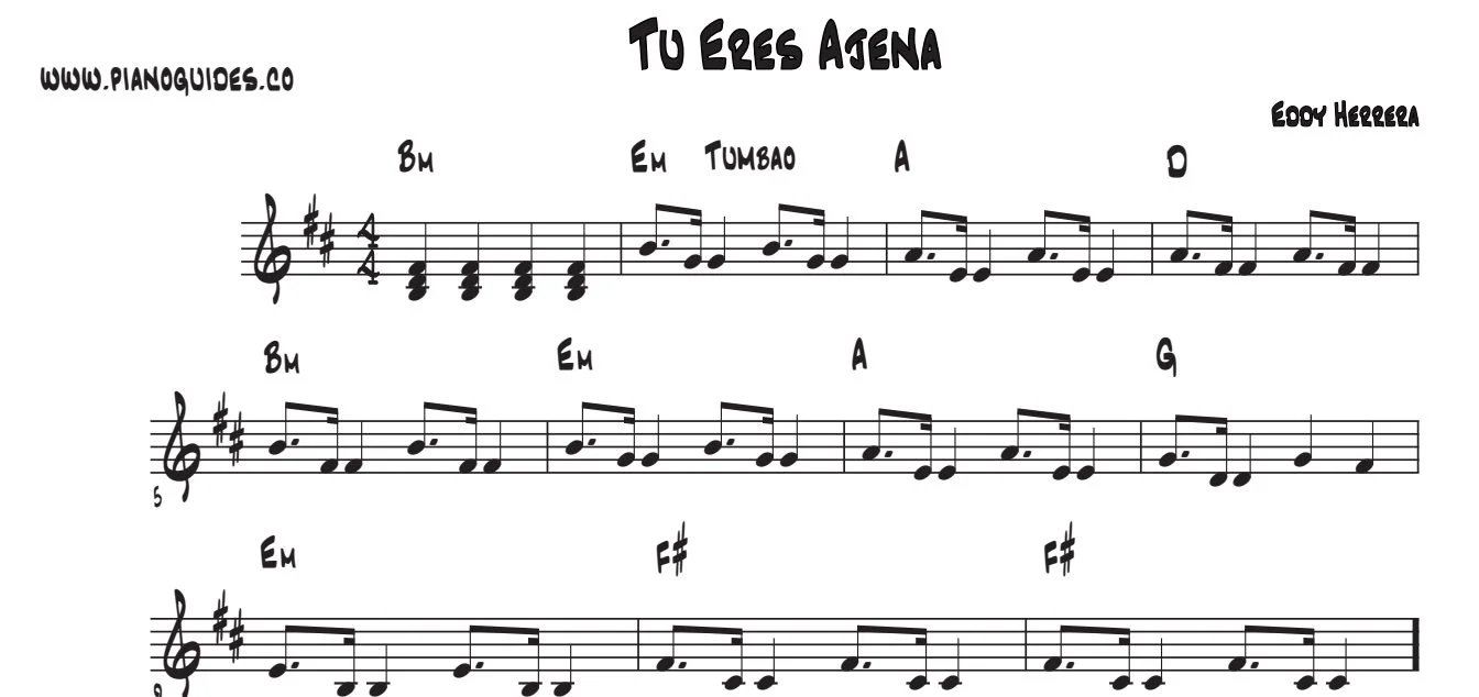 Título y primeras líneas de la guía de Tú Eres Ajena