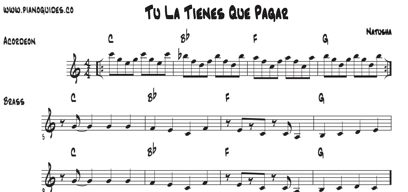 Título y primeras líneas de la guía de Tú La Tienes Que Pagar