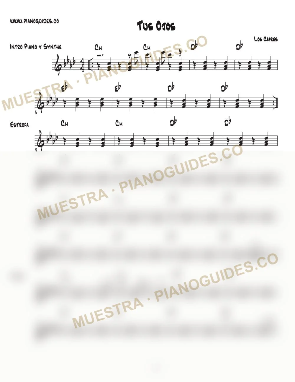 Primera página de la guía Tus Ojos