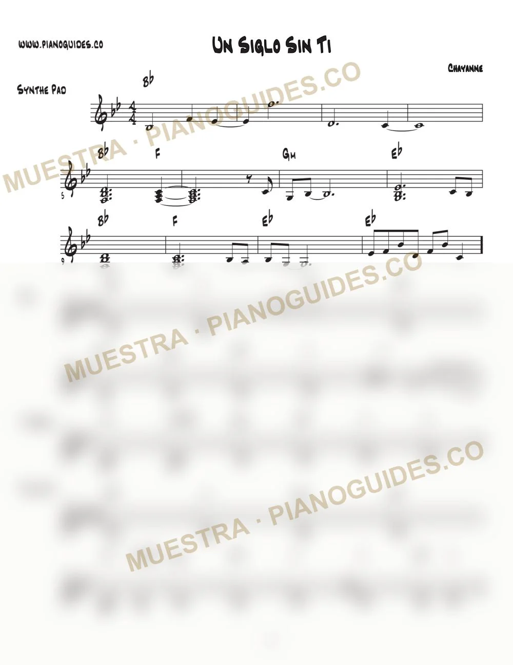 Primera página de la guía Un Siglo Sin Ti