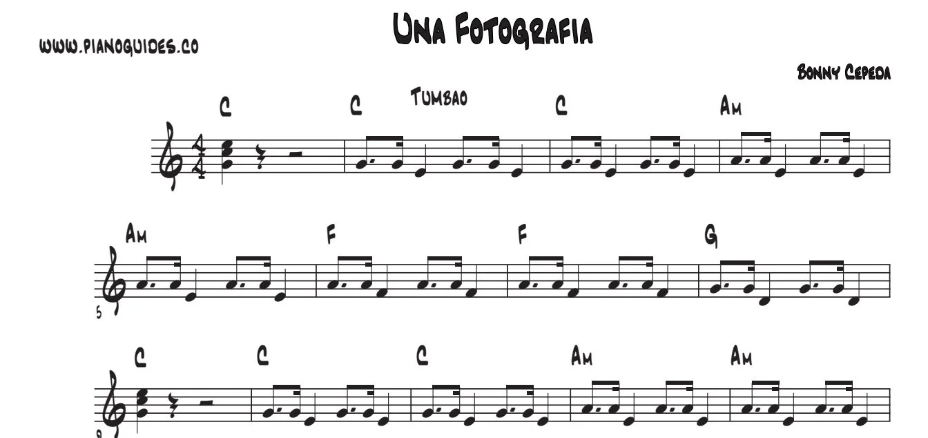 Título y primeras líneas de la guía de Una Fotografía